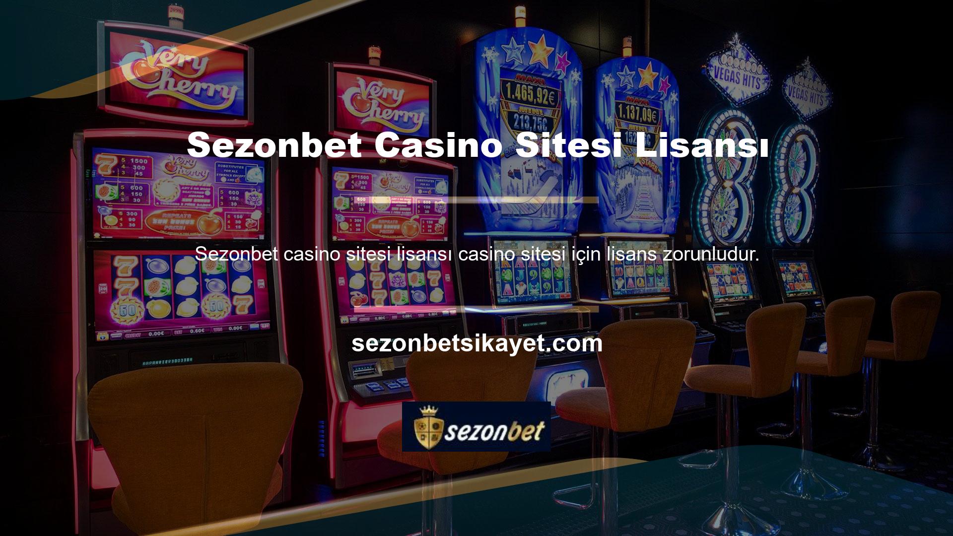Bu nedenle, bir casino web sitesinin sahte olup olmadığını belirlemek için lisansı kullanabilirsiniz