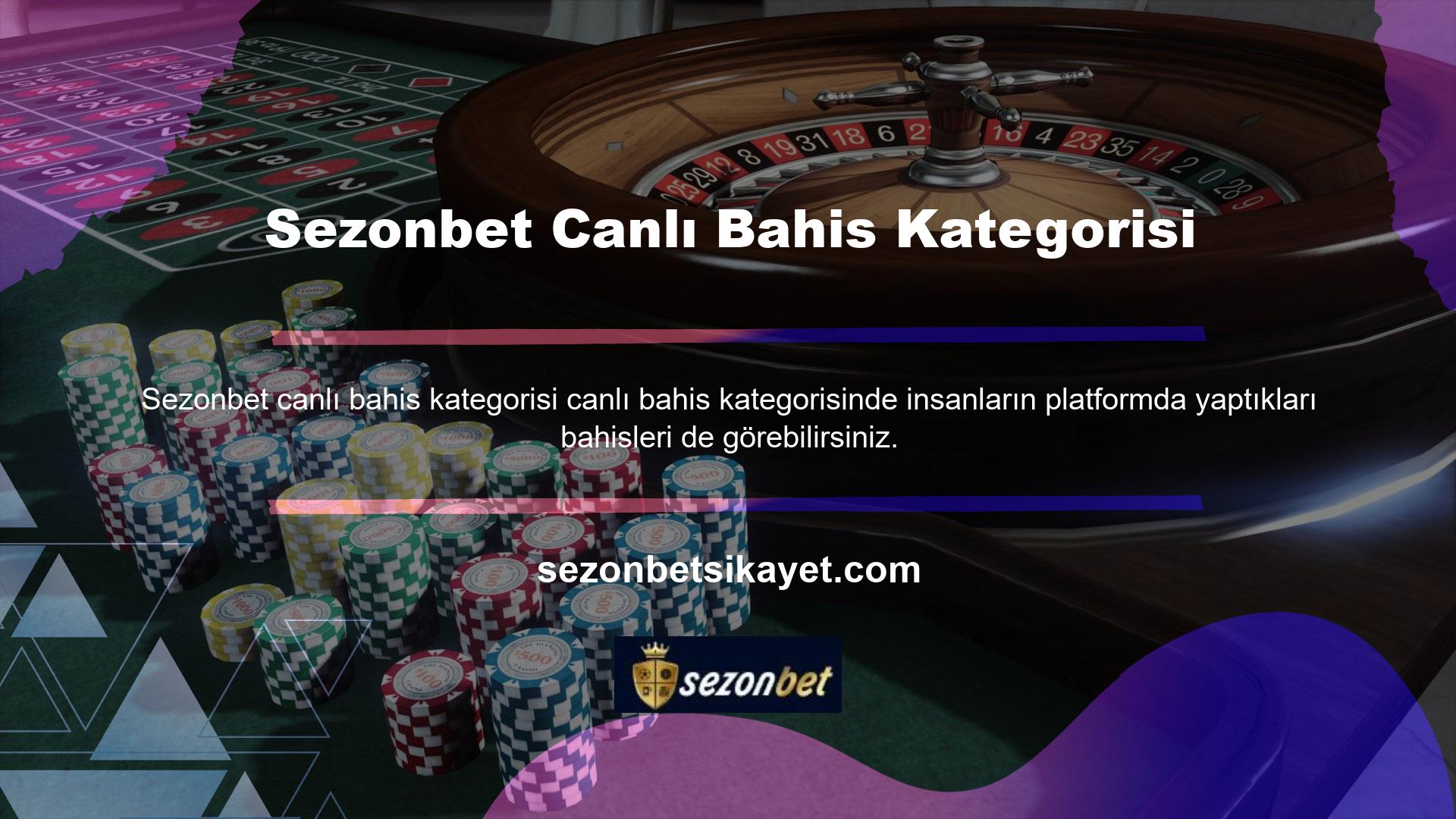 Bu nedenle Sezonbet Sports bahislerinden sorunsuz hizmetin tadını çıkarabilirsiniz